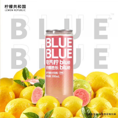 柠檬共和国（Lemon Republic）芭乐气泡汁饮料 300ml*12瓶